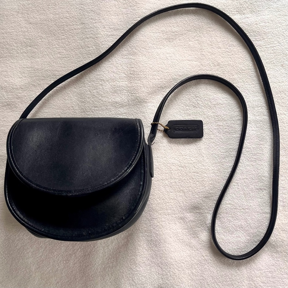 AUTHENTIC VINTAGE COACH CASEY BAG No. 9923 BLACK